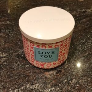 Love You Bath and Body works candle